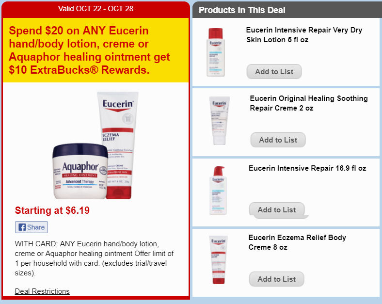 eucerin deal