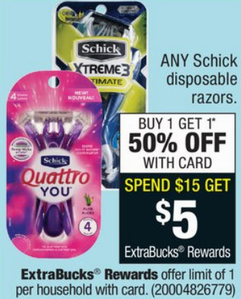 schick disposable razors