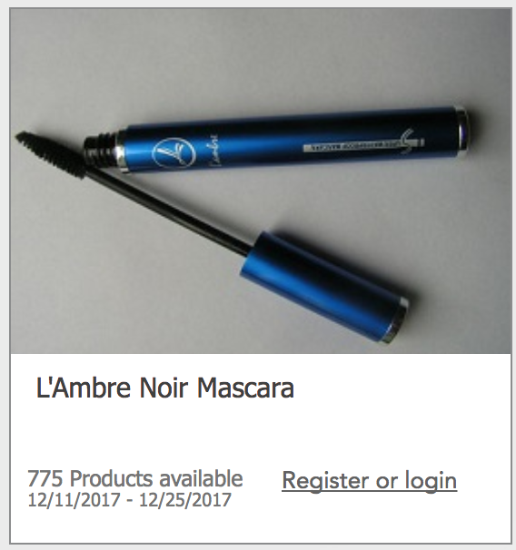 Free mascara