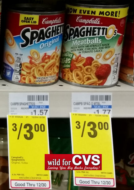 spaghettios deal