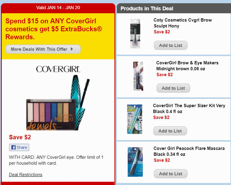 covergirl deals