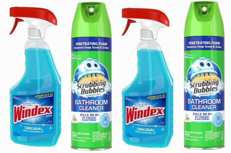 scrubbing bubbles and windex deal