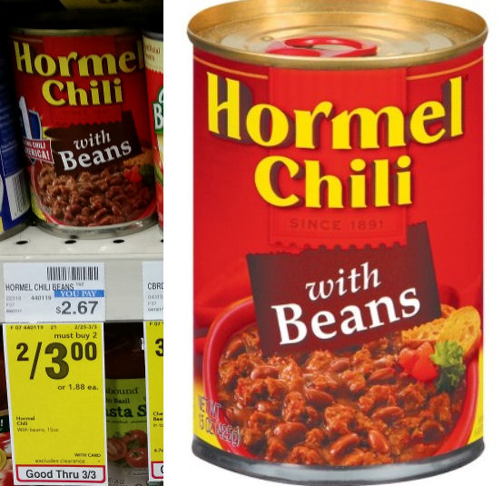 hormel chili deal