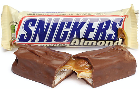 snicker's almond