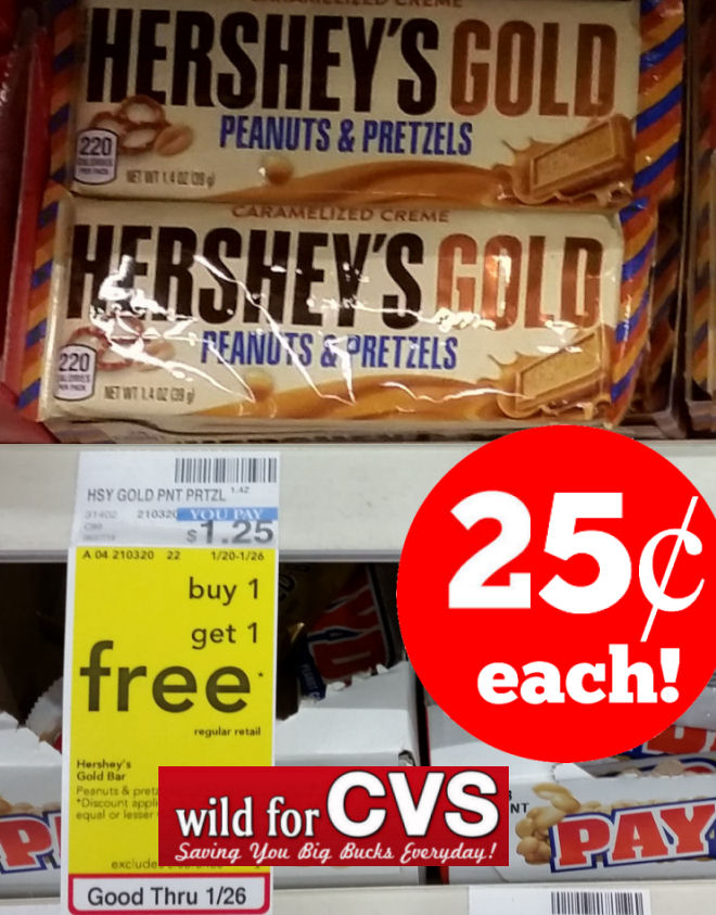 hershey's gold bar deal