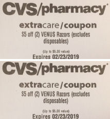 cvs razor coupon