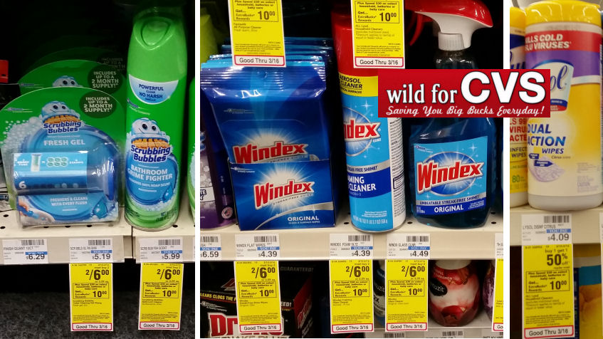 scrubbing bubbles windex deal