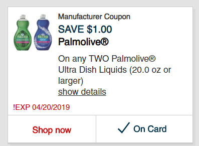 palmolive coupon