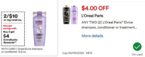 L’Oréal Elvive $1 Each Next Week — Save Your Coupon!